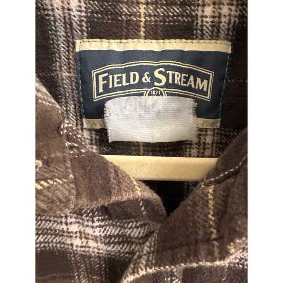 Field & Stream Mens Shacket Heavy Duty Cotton Plaid XL Grunge Utility Lumberjack - Picture 3 of 6